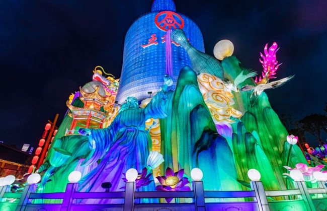 2021自貢燈會五糧液-1